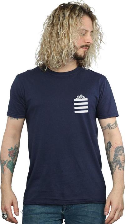 Produktbild Looney Tunes Taz Stripes Faux Pocket TShirt (S)