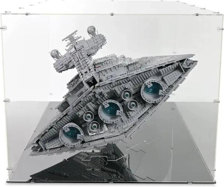 Immagine prodotto iDisplayit Espositore e supporto in acrilico per LEGO® 75252 Star Wars Imperial Star Destroyer (con base nera)