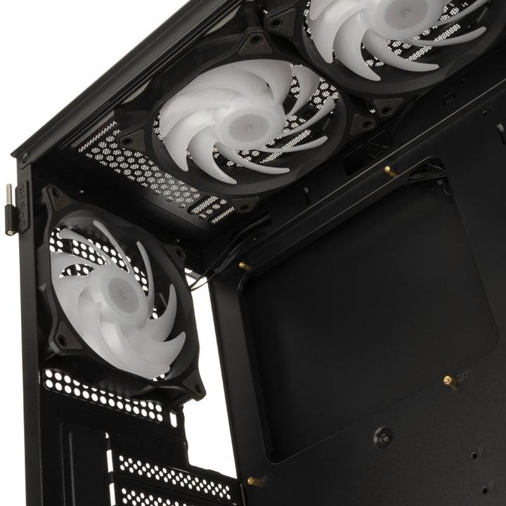 Actual product image Kolink Observatory HF Plus Mesh ARGB Midi Tower Case - Black