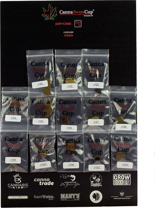 Actual product image CannaSwissCup CBD Flowers Jury Card (14 g, Indoor)