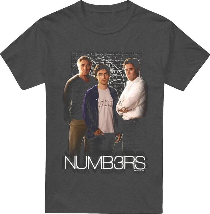 Actual product image Numb3rs Unisex Adult Equations T-Shirt (L)