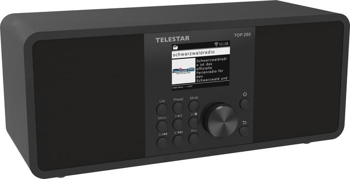 Image du produit Telestar TOP 250 DAB+ Internetradio schwarz (Webradio, DAB+ DAB, VHF, Bluetooth, WiFi)