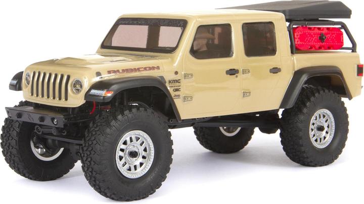 Axial Schaal Crawler SCX24 Jeep JT Gladiator, Beige, 1:24, RTR (RTR Gereed voor gebruik)