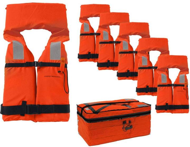 Immagine prodotto Marinepool Set di giubbotti di salvataggio (Taglia unica, 40 - 90 kg)