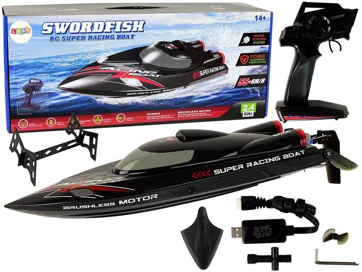 Image du produit No Name Bateau à moteur R/C WL916 55 km/h noir