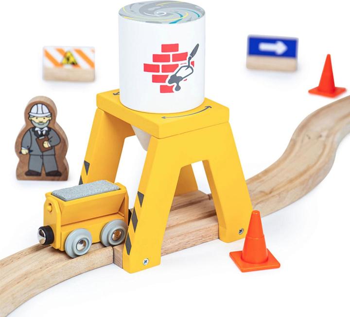 Produktbild Bigjigs Holzschienen - Zementsilo