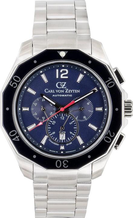 Carl von Zeyten CVZ0079BLMS Hausach Automatik 46mm 10ATM (Analoguhr, 46 mm)