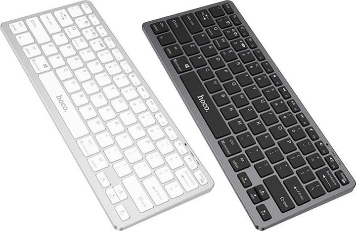 Image du produit Hoco Headphone with microphone EOL wireless keyboard QWERTY GM32 silver (ING. Int., Filaire)