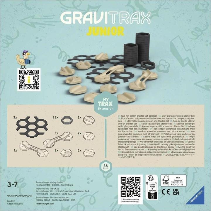 Productafbeelding Ravensburger GraviTrax RAV GraviTrax Junior Uitbreiding Trax 27401
