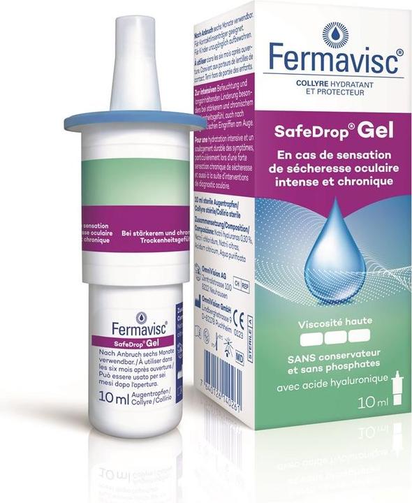OmniVision SafeDrop Gel Gtt Opht 0,3% (10 ml, Fermavisc SafeDrop Gel Gtt Opht 0,3)