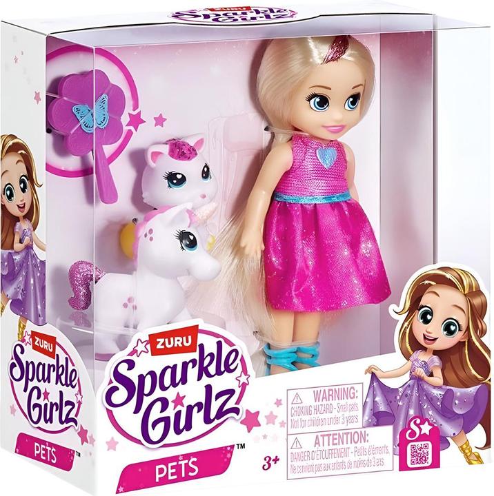 Actual product image BigBuy Fun Doll Sparkle Girlz 12 cm Unicorn Fairy