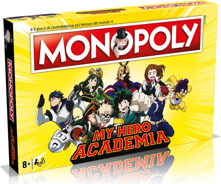 Produktbild Monopoly WM00826-ITA-6 - MY HERO ACADEMIA NEW 6-2021 (Englisch, Italienisch)