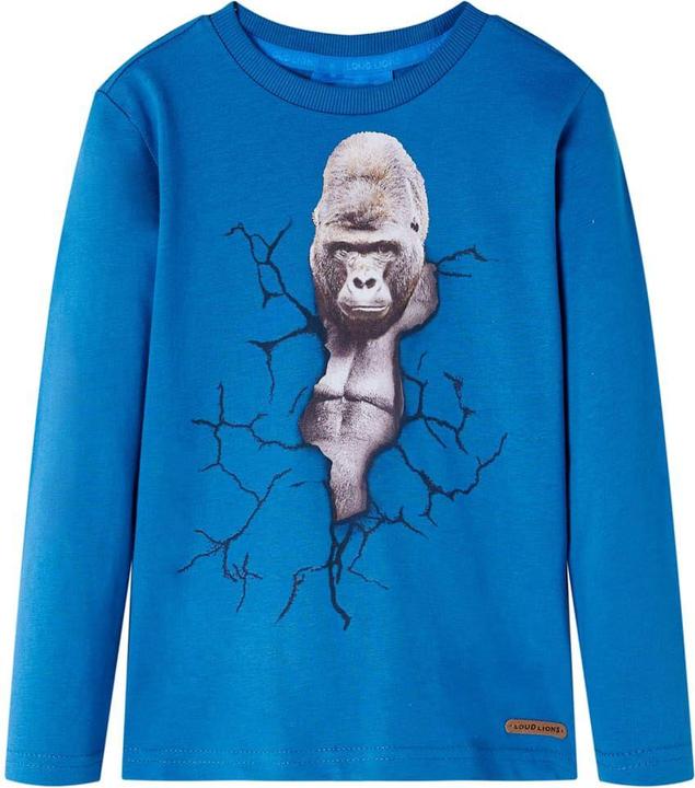 Immagine prodotto VidaXL Camicia da bambino a maniche lunghe blu petrolio 104,Materiale: 100 (104)