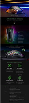 Actual product image Razer Mamba Elite (Cable)