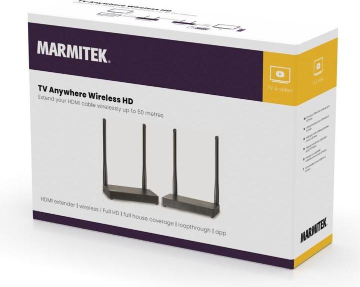 Immagine prodotto Marmitek TV Anywhere Wireless HD (50 m, HDCP)