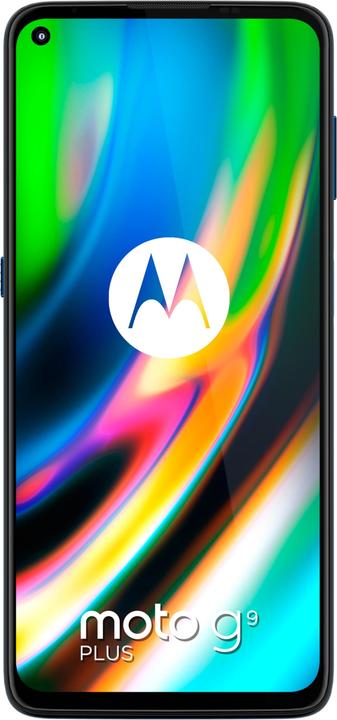 Produktbild Motorola Moto G9 Plus (128 GB, Navy Blue, 6.81", Dual SIM, 64 Mpx, 4G)
