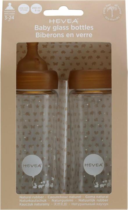 Image du produit Hevea Bouteille en verre 2 x 250 ml (250 ml)