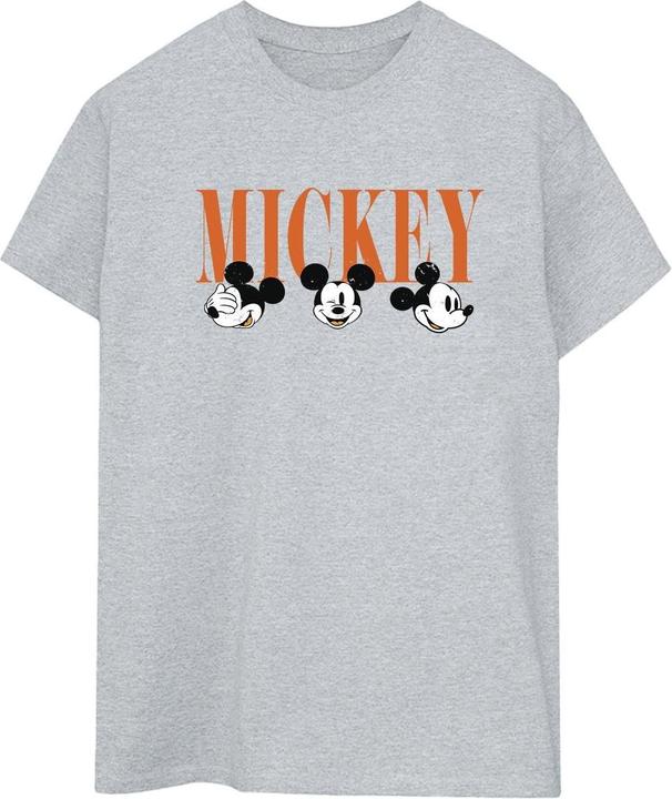 Immagine prodotto Disney Mickey Mouse Faces Maglietta Ampia Donna (XXL)