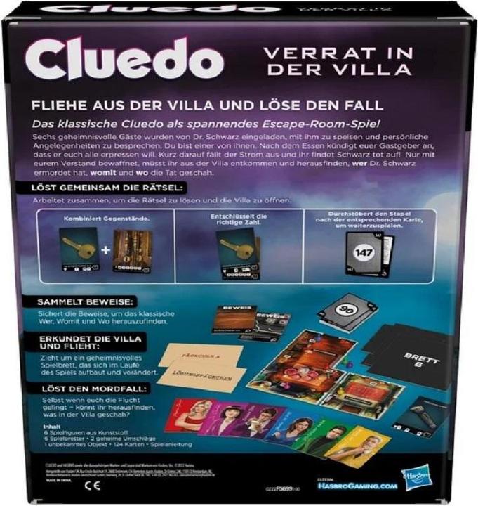 Actual product image Hasbro Gaming Cluedo Escape (German)