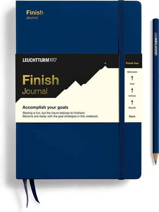 Produktbild NotizbuchFinishJournalMarineENGL (Harter Einband)