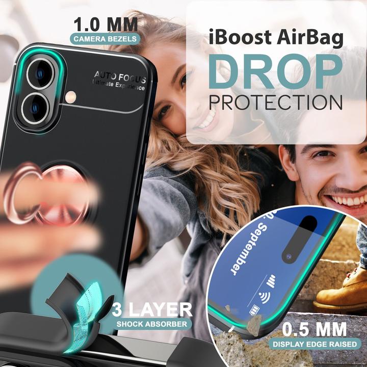 Produktbild Nalia Matte Ring Silikon Hülle (Apple iPhone 16 Plus)