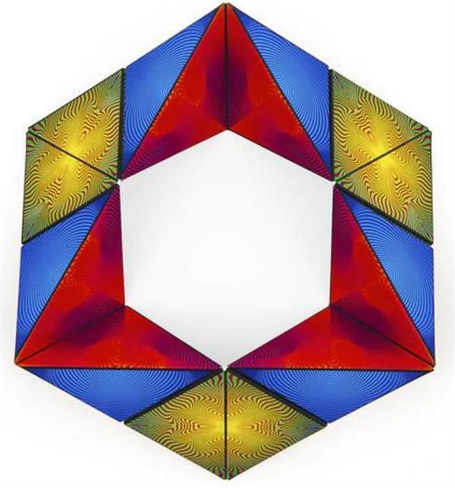 Actual product image Shashibo GeoBender Cube Optical Illusion (Multilingual)