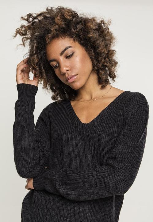 Actual product image Urban Classics Ladies Back Lace Up Sweater (XS)