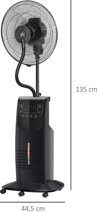 Immagine prodotto Homcom Ventilatore a piantana per nebbia