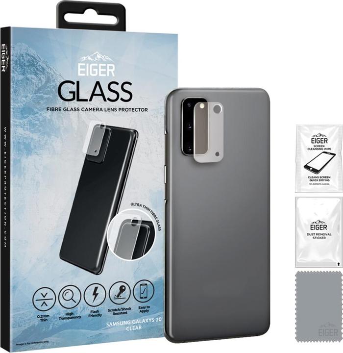 Actual product image Eiger Mountain Glass Lens (1 Piece, Samsung Galaxy S20)