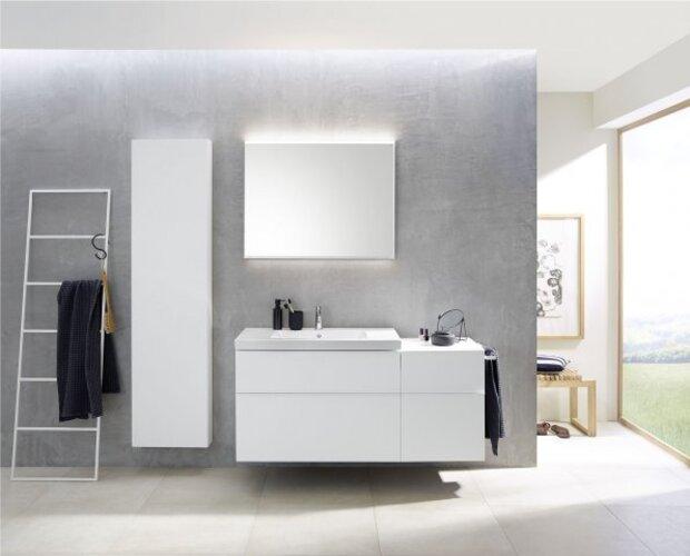 Produktbild Geberit iCon Light Waschtisch, 90 cm x 48 cm, ohne Hahnloch, mit Überlauf,501840 (480 mm, 900 mm)