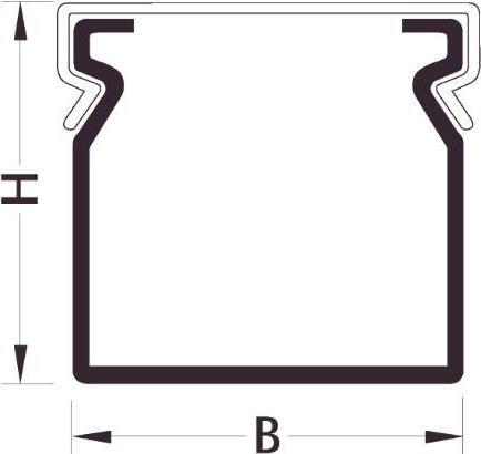 Produktbild Hager Ledningskanal BA6 60015 opslids (Kabeldurchlass, 200 cm)