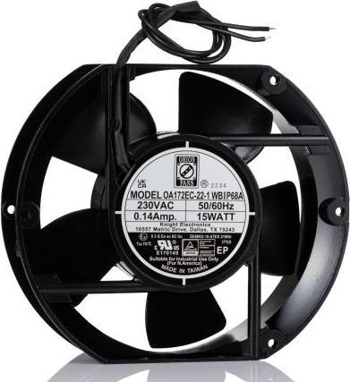 Actual product image Rs Pro Axial Fan, 230 ± 10% V, AC Operation, 220 ±