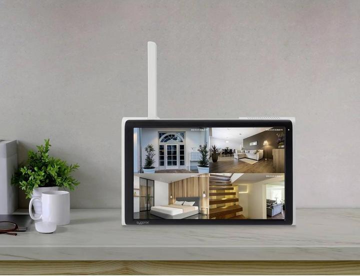 Actual product image Sygonix SY-5046554 Wireless Surveillance Camera Set 8-Channel with 1 Camera 1920 x 1080 Pixel 2.4 (1920 x 1080 Pixels)
