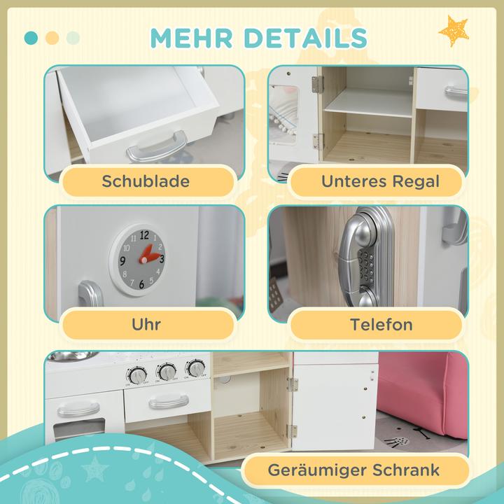 Immagine prodotto Homcom Cucina per bambini con accessori