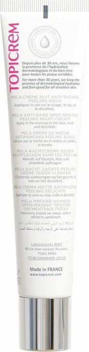 Produktbild Topicrem Mela Anti-Dark Spot Gentle Peeling Night Cream peelingujący krem na noc 40ml (40 ml, Nachtcreme)