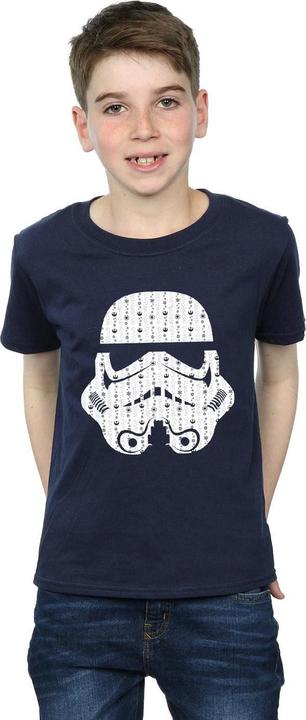 Immagine prodotto Star Wars Christmas Stormtrooper Helmet Maglietta Ragazzi (152, 158)