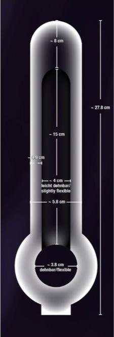 Actual product image You2Toys Clear Penis Sleeve