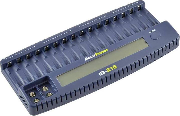 Produktbild AccuPower IQ216 (1 Stk., AAA, AA, 9V Block, Akku)
