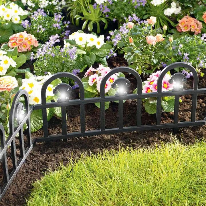 Produktbild HTI-Living Beeteinfassung 240 cm Bögen mit Lichterkette (240 cm)