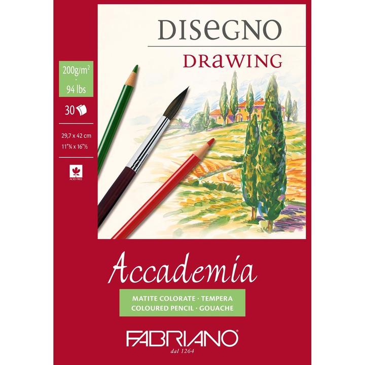 Actual product image Fabriano Academia Drawing (A3, Plain)