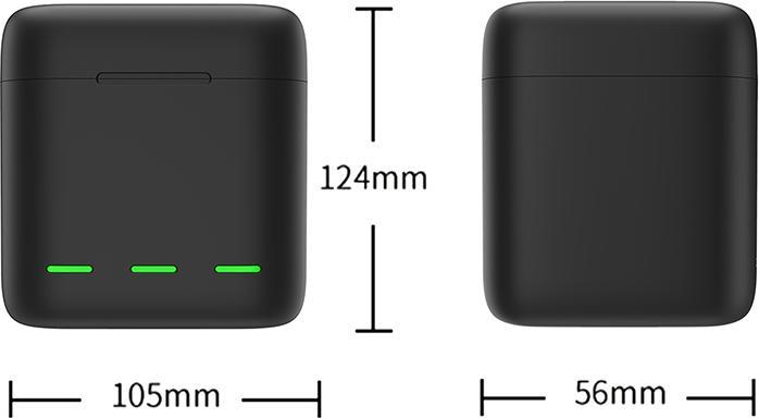 Image du produit Telesin Chargeur de batterie et boîte de stockage (Hero 9 Noir, Hero 10)