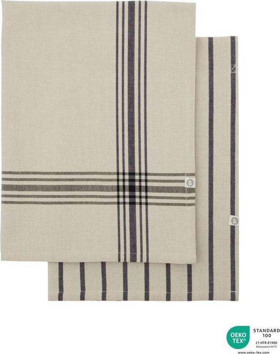 Produktbild House Doctor Geschirrhandtücher, Chef, Schwarz (55 x 75 cm)