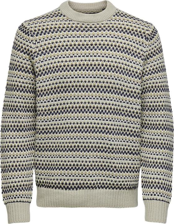 Only & Sons ONSMUSA REG 3 STRUC CREW KNIT Strickpullover