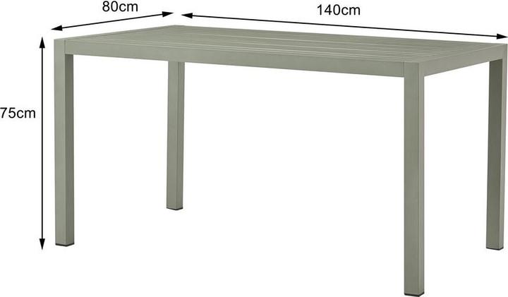 Immagine prodotto Kare Design Tisch Madagascar Grün 80x140cm (80 x 140 cm)