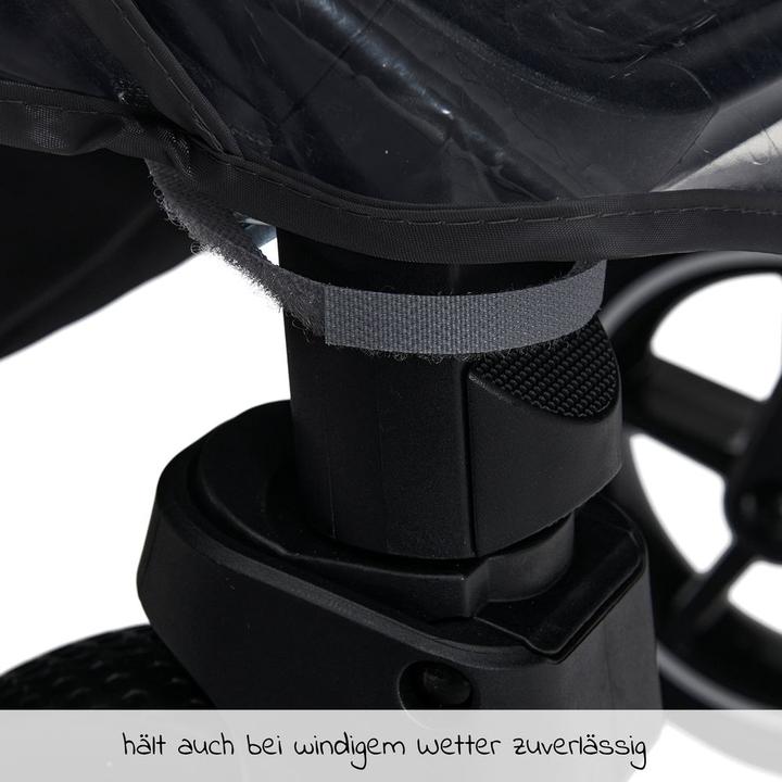 Image du produit Diago Housse de pluie universelle pour poussette & landau avec housse de pluie verrouillable