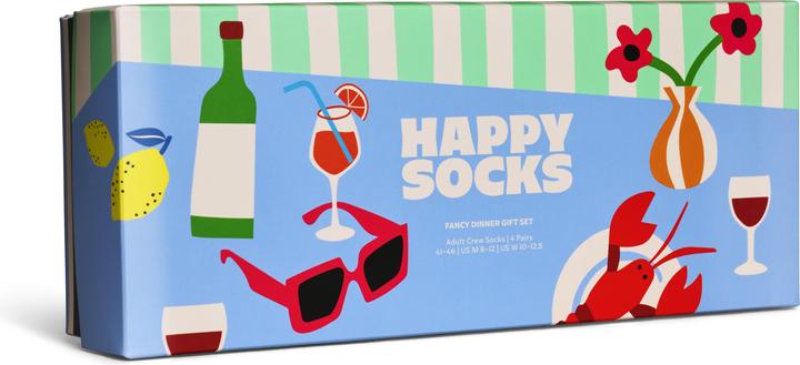 Immagine prodotto Happy Socks Cena elegante (confezione da 4, 36 - 40)