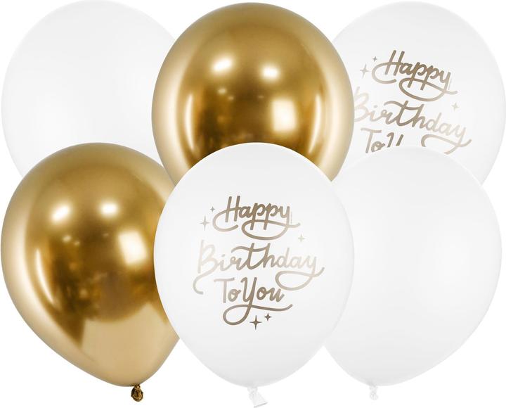 Produktbild Partydeco Ballonstrauss Happy Birthday To You