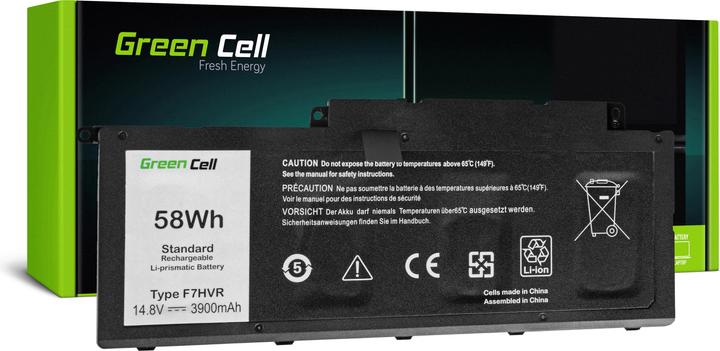 Actual product image GreenCell Laptop Battery for Dell Inspiron 15 7537 17 7737 7746 - 14.4V - 3800mAh (4 Cells, 58000 mAh)