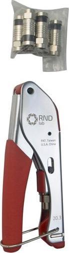 Image du produit RND Outil de compression fixe et jeu de connecteurs F 143mm (292 mm)