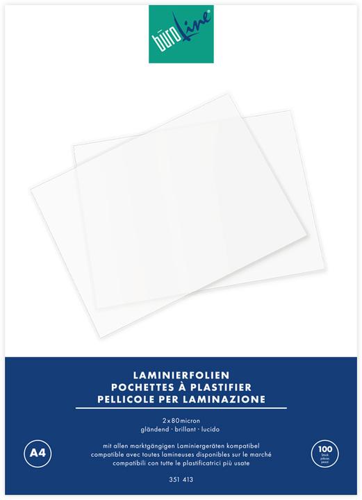Actual product image BüroLine Laminating foils - standard (A4, 100 Piece, 80 µm)